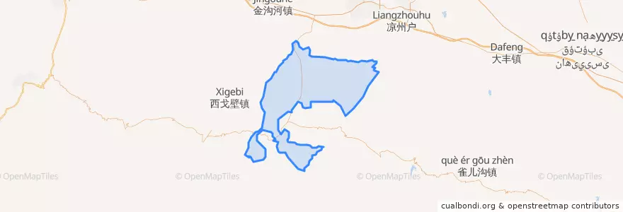 Mapa de ubicacion de 东湾镇.