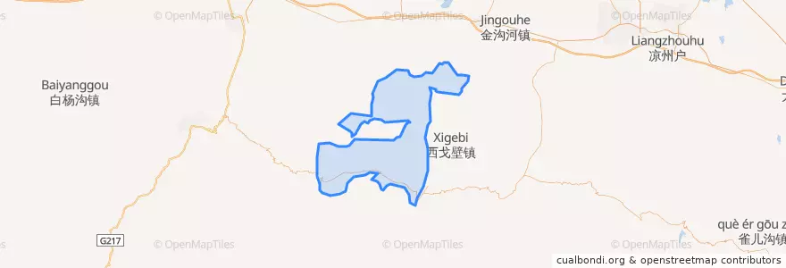 Mapa de ubicacion de 博尔通古乡.