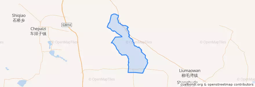 Mapa de ubicacion de 兵团一三四团.