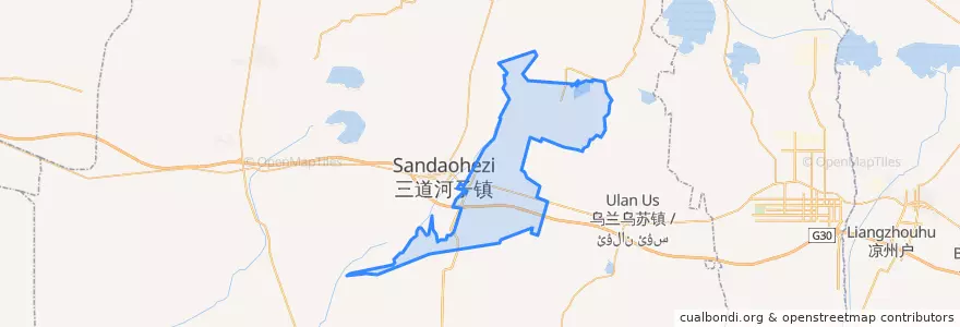 Mapa de ubicacion de 金沟河镇.