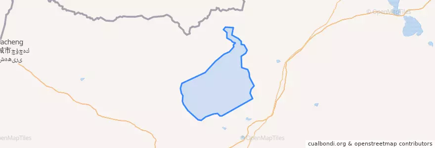 Mapa de ubicacion de 那仁和布克牧场.