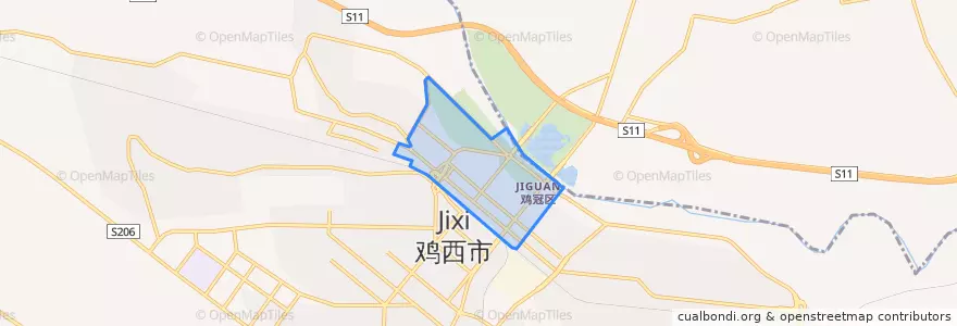 Mapa de ubicacion de 红军路街道.