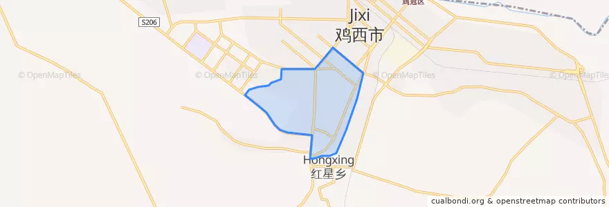 Mapa de ubicacion de 南山街道.