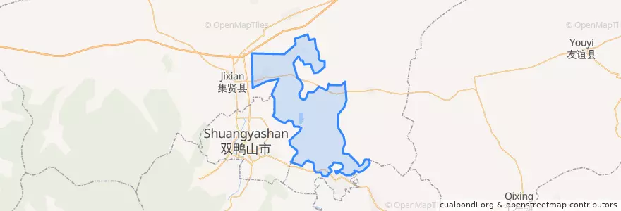 Mapa de ubicacion de 太保镇.