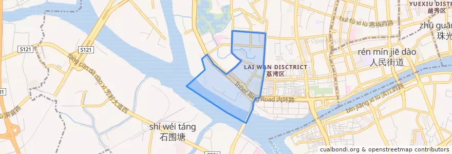 Mapa de ubicacion de 多宝街道.