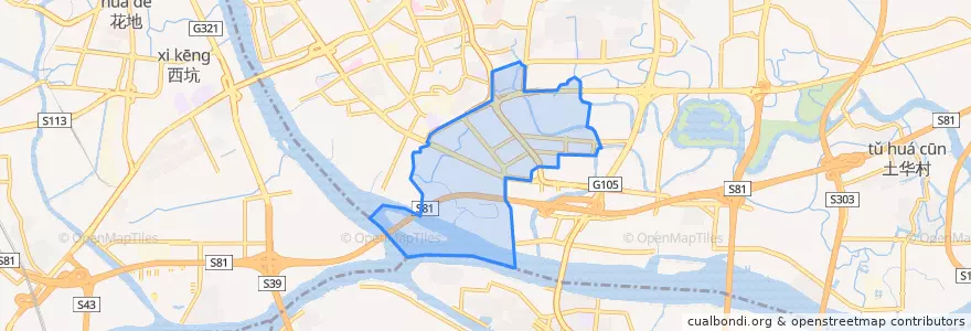 Mapa de ubicacion de 瑞宝街道.