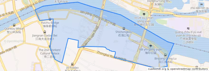 Mapa de ubicacion de 滨江街道.