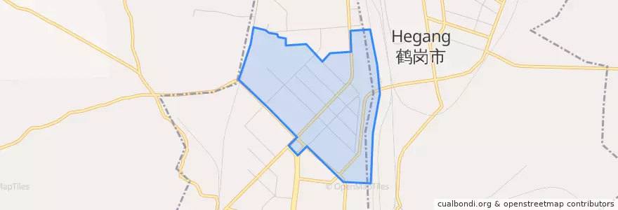 Mapa de ubicacion de 团结街道.