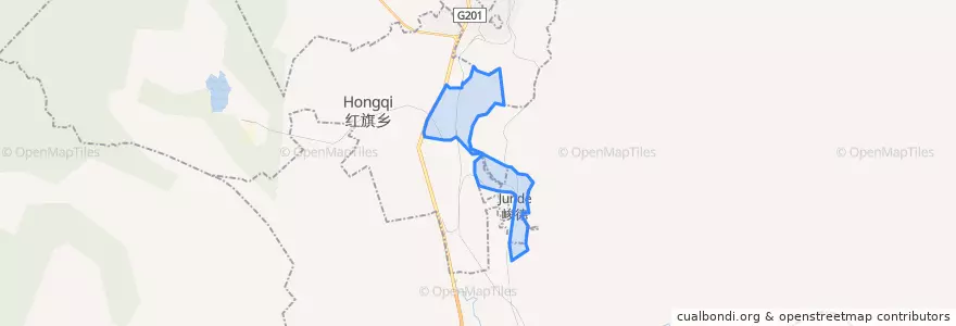 Mapa de ubicacion de Hedonglu Subdistrict.