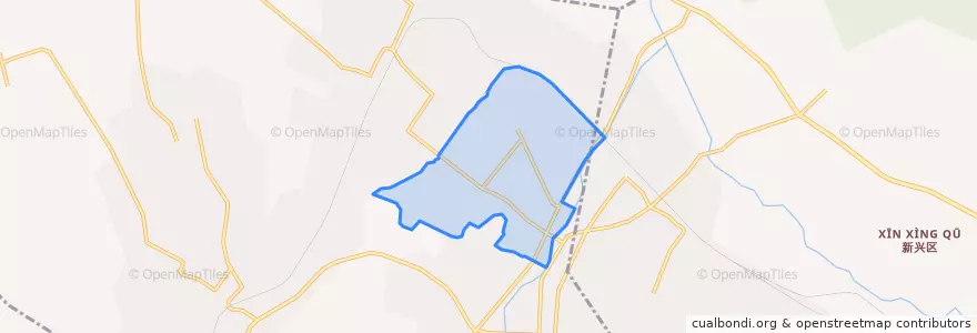 Mapa de ubicacion de 新建街道.
