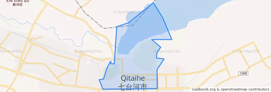 Mapa de ubicacion de 桃北街道.