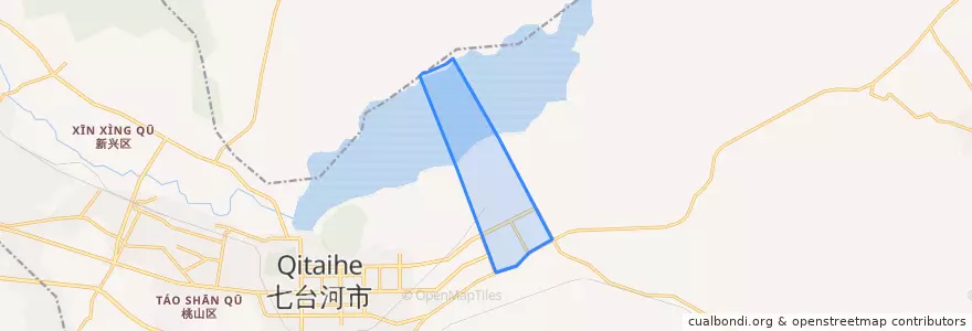 Mapa de ubicacion de Dongfeng Subdistrict.