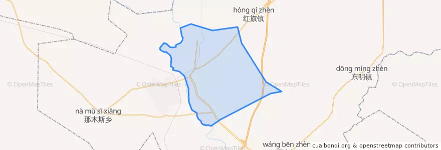 Mapa de ubicacion de 辽东街道.