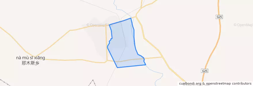 Mapa de ubicacion de Zhengjiatun Subdistrict.