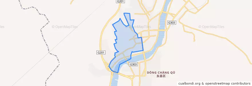 Mapa de ubicacion de 光明街道.