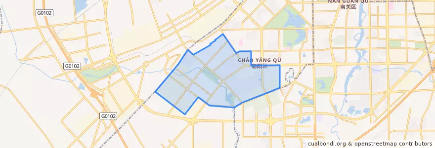 Mapa de ubicacion de Shuangde.