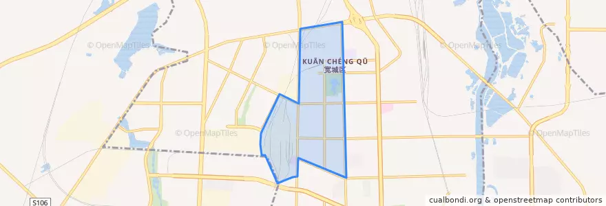 Mapa de ubicacion de 凯旋街道.