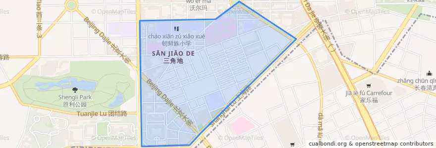 Mapa de ubicacion de 新发街道.