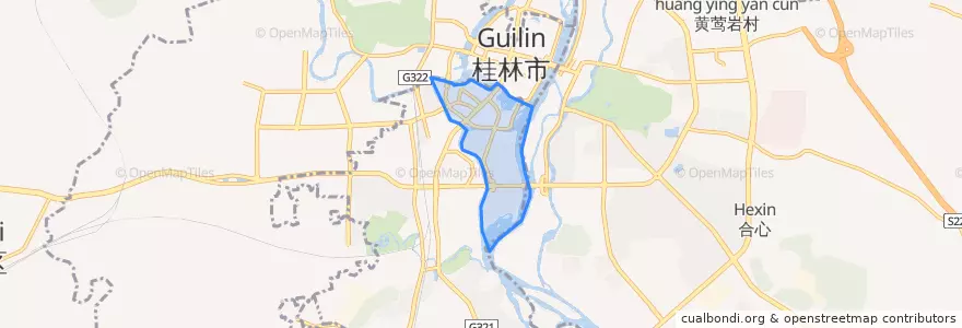 Mapa de ubicacion de 象山街道.