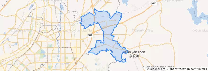 Mapa de ubicacion de Yingjun.