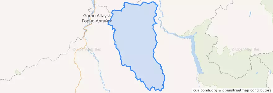 Mapa de ubicacion de チョヤ地区.