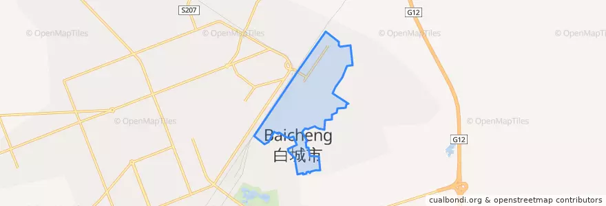 Mapa de ubicacion de 铁东街道.