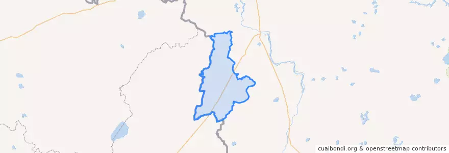 Mapa de ubicacion de Пыталовский район.