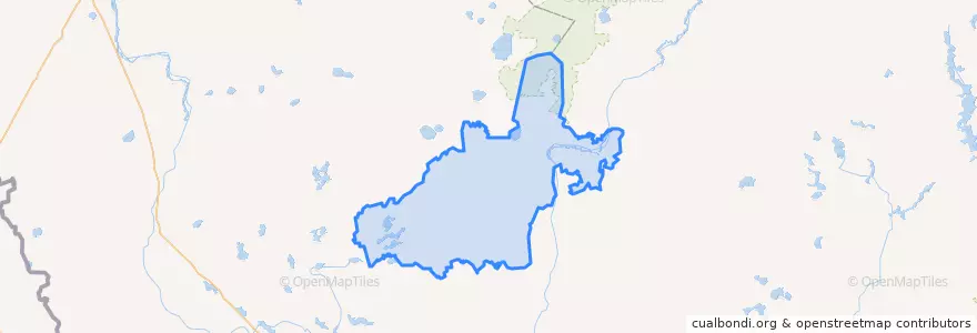 Mapa de ubicacion de Локнянский район.