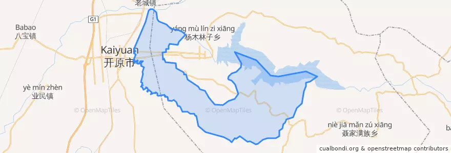 Mapa de ubicacion de 张相镇.