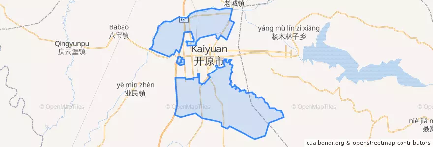 Mapa de ubicacion de Xingkai Subdistrict.