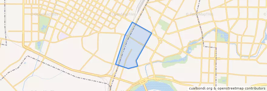 Mapa de ubicacion de Xinhua Subdistrict.