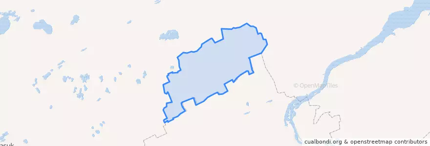 Mapa de ubicacion de Кочковский район.