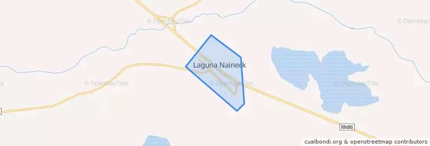 Mapa de ubicacion de Municipio de Laguna Naick Neck.