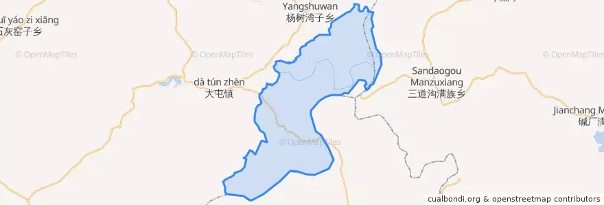 Mapa de ubicacion de Цзяньчан.