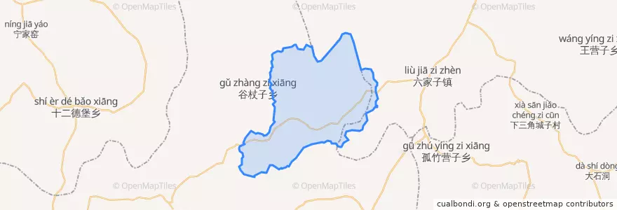 Mapa de ubicacion de 娘娘庙乡.
