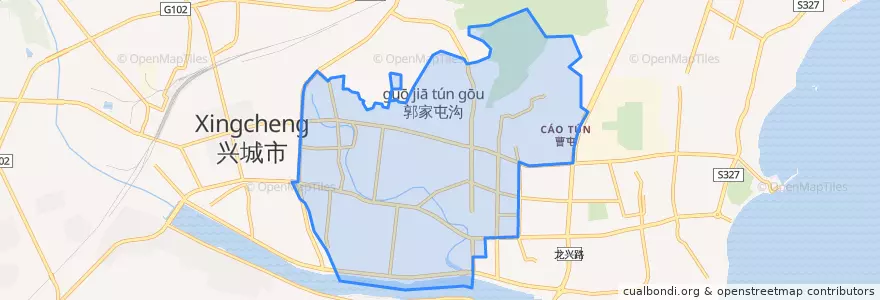 Mapa de ubicacion de 温泉街道.