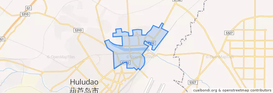 Mapa de ubicacion de 连山街道.