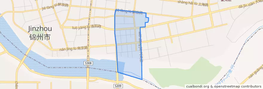 Mapa de ubicacion de 龙江街道.