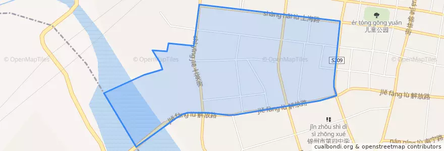 Mapa de ubicacion de 保安街道.