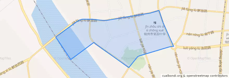 Mapa de ubicacion de 北街街道.