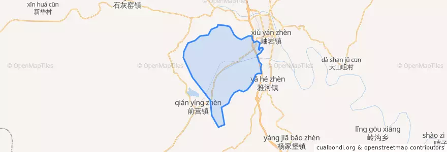 Mapa de ubicacion de 仙人咀街道.