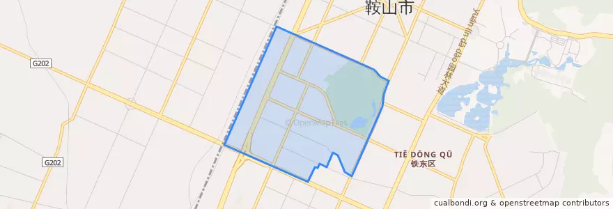 Mapa de ubicacion de 山南街道.