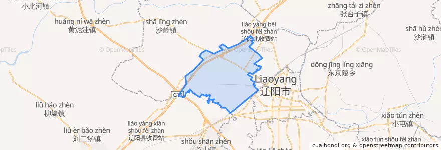 Mapa de ubicacion de Qijia.