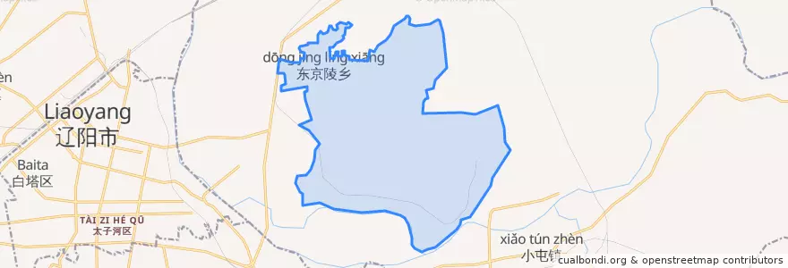 Mapa de ubicacion de 庆阳街道.