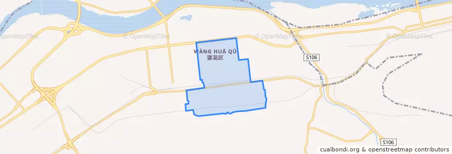 Mapa de ubicacion de Heping Subdistrict.