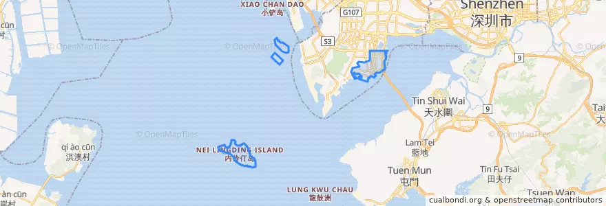 Mapa de ubicacion de 蛇口街道.