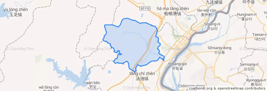 Mapa de ubicacion de 同兴镇.
