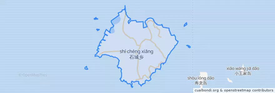 Mapa de ubicacion de 石城乡.