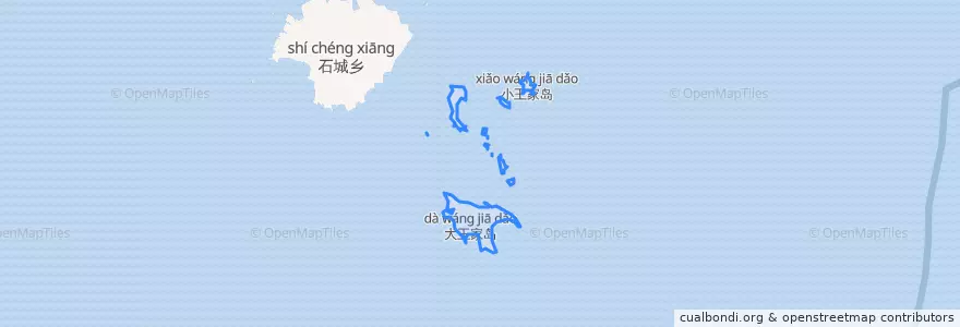 Mapa de ubicacion de Wanjia.