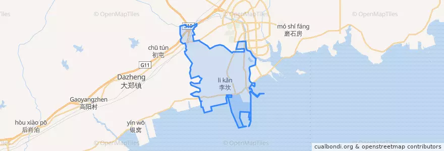 Mapa de ubicacion de 昌盛街道.